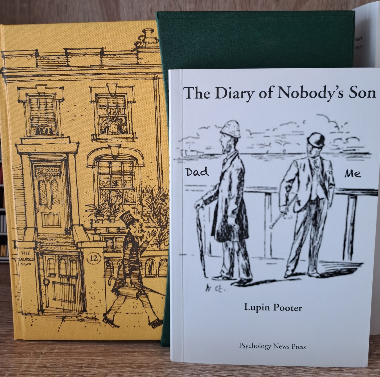 A picture of two books, "The Diary of a Nobody" and "The Diary of Nobody's Son".