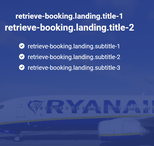 ryanair's website forgot to load the strings for the text, so we only get placeholder text with the variable names