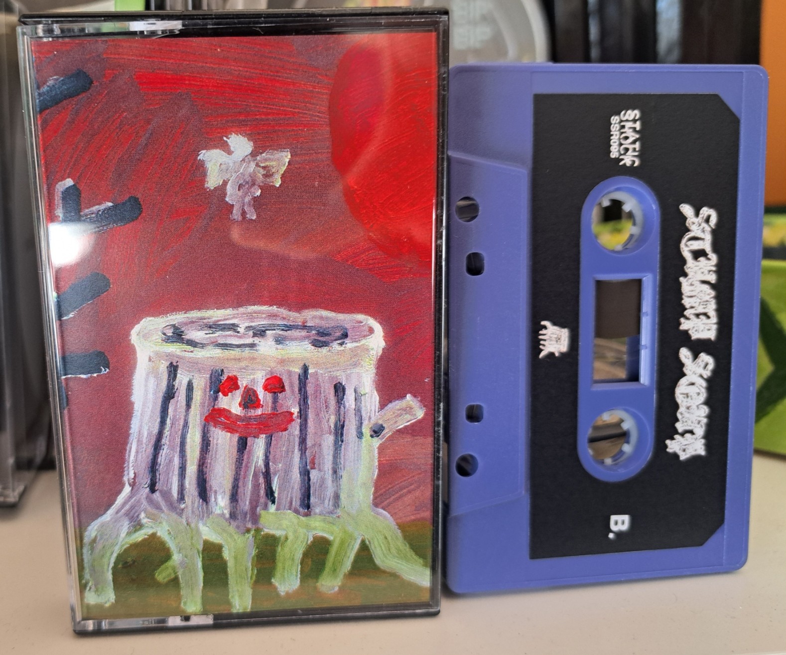 PowerPlant&rsquo;s &ldquo;Stump Soup&rdquo; in its first edition (purple cassette).